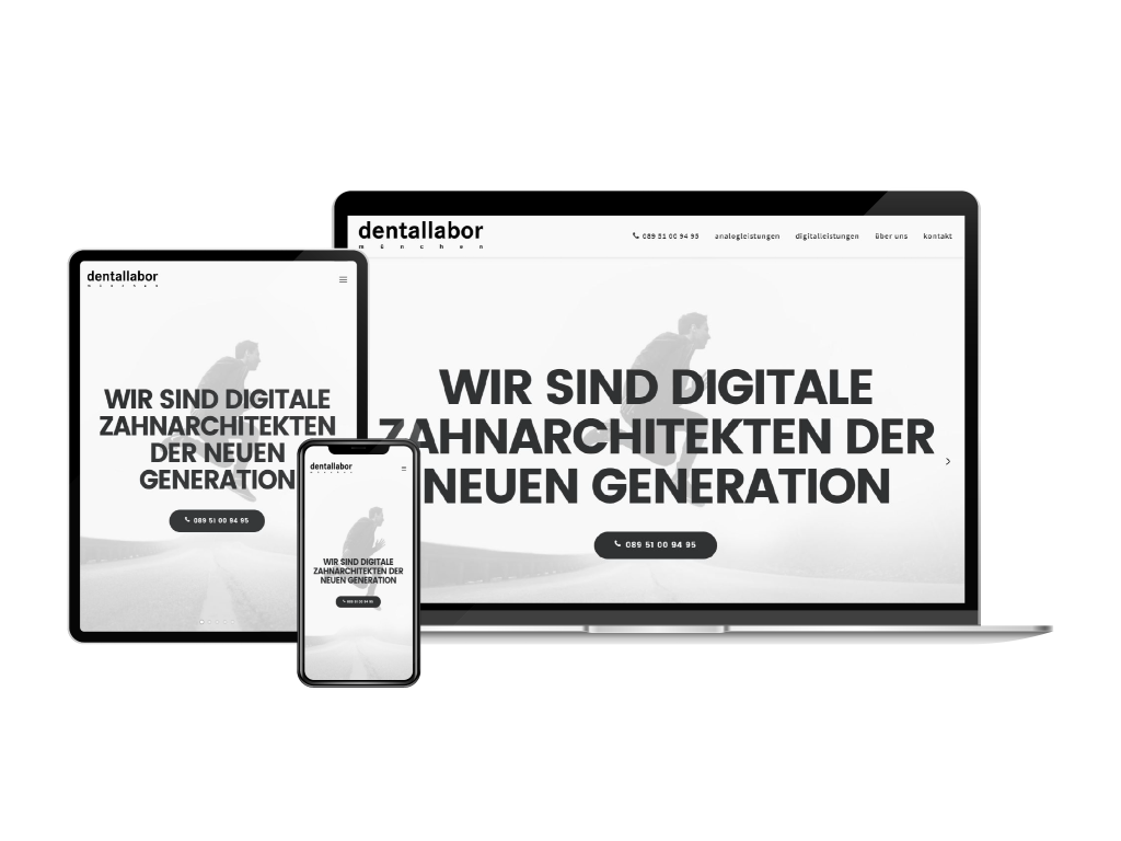 Webdesign Amberg Sulzbach - Dentallabor Website erstellen lassen